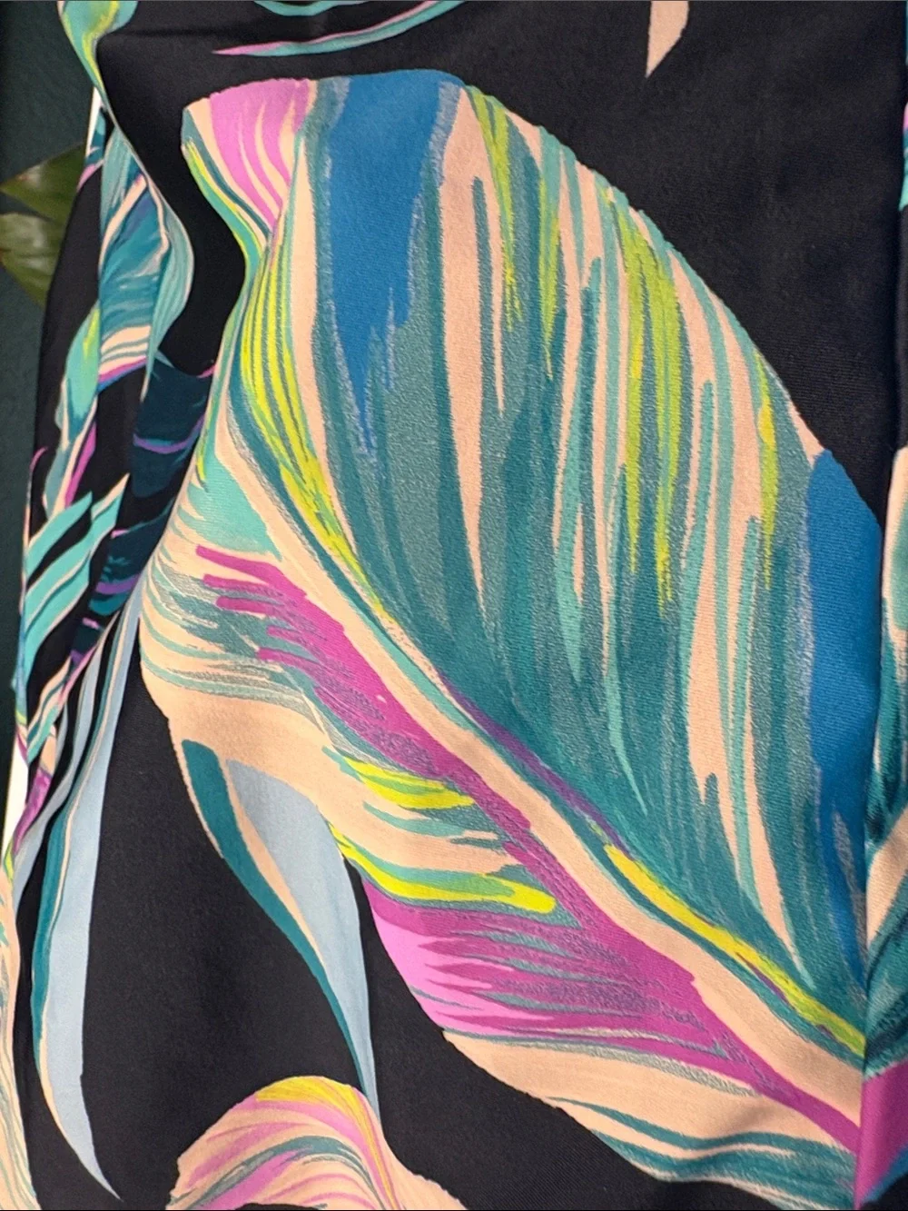 NWT Torrid Active Swim Tropical Leaf Print one piece swimsuit Plus Size 3